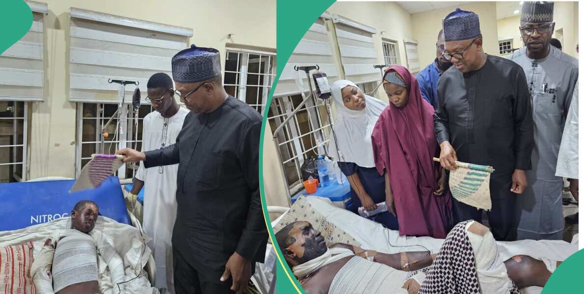 Kano Mosque explosion: Peter Obi condemns act, visits victims, emotional photos, other details emerge  – (By )