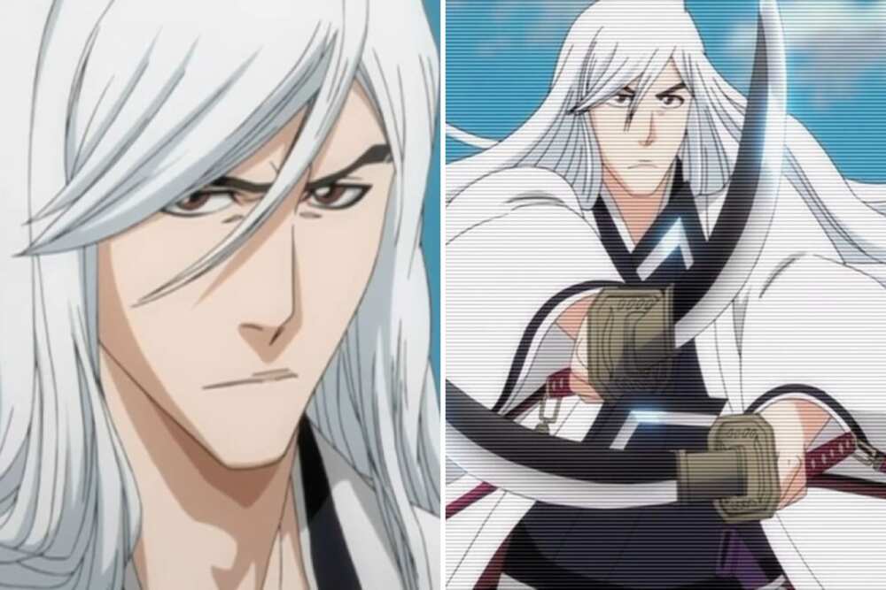female anime characters with white hair