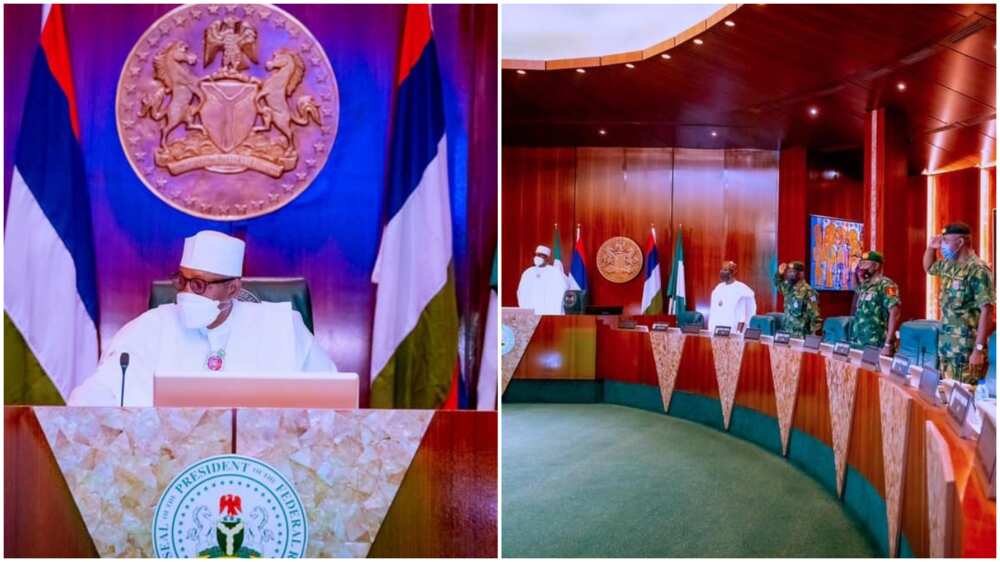 Buhari presides over security meeting in Abuja