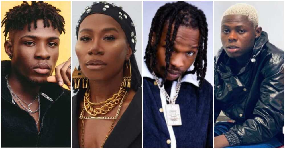 Naira Marley, Joeboy, Asa, Mohbad Naira Marley, Joeboy, Asa, Mohbad