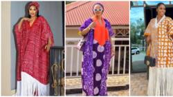 Bougie and fabulous: 7 stylish adire bubu gowns for rich aunties