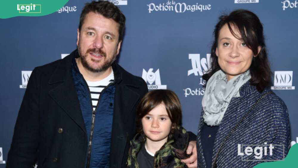 Bruno Guillon, sa femme Marion et leur fils Anatole.
Photo : Pascal Le Segretain/Getty Images