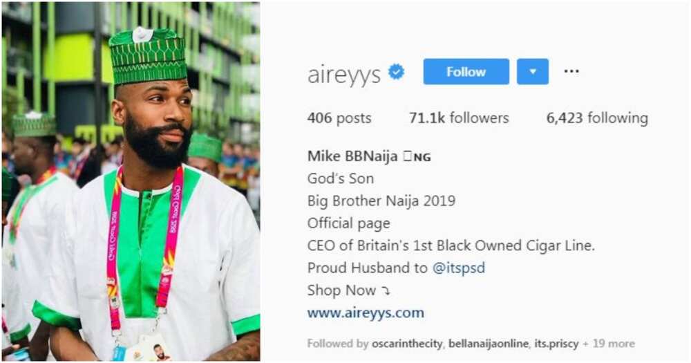 BBNaija 2019: Tacha becomes first female housemate to be verified on Instagram