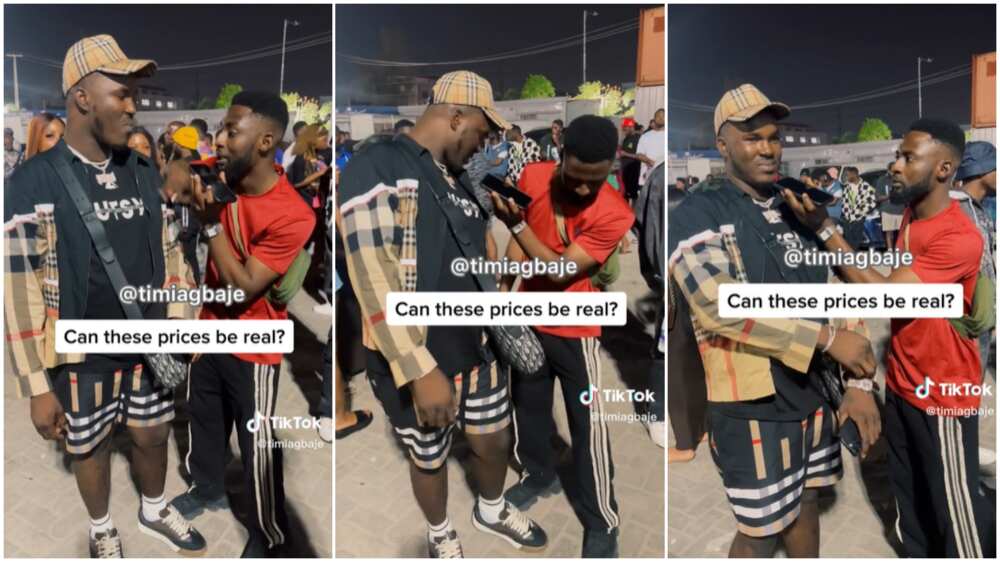 Expensive price of diamond/Nigerian man showed off wealth.