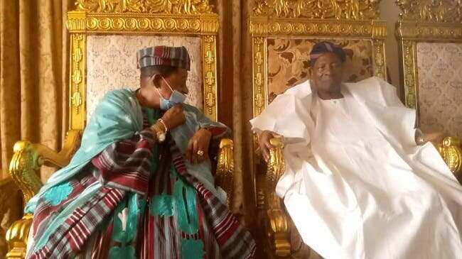 After 20 years, Alaafin pays visit, homage to Soun of Ogbomosoland