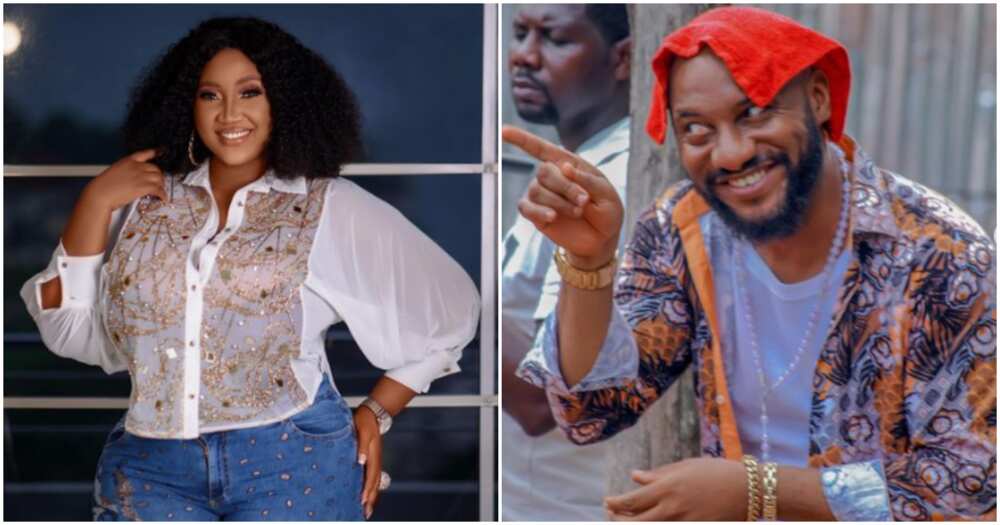 Photos of actress Judy Austin and Yul Edochie