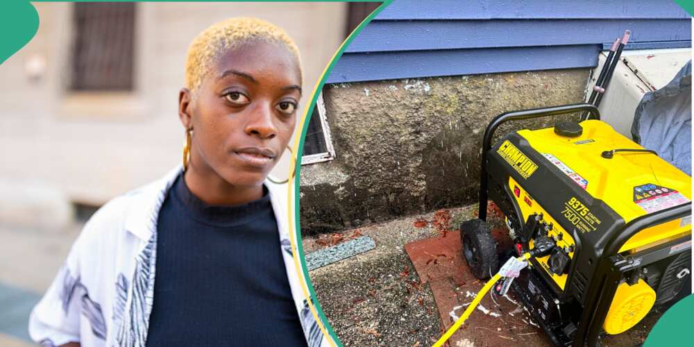 Nigerian lady in America explains why she used a generator there