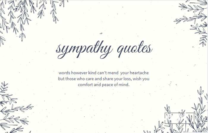 in Sympathy Card