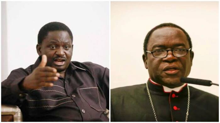 Bishop Kukah opens up, speaks on his personal conversation with Buhari's top aide after attack on presidency