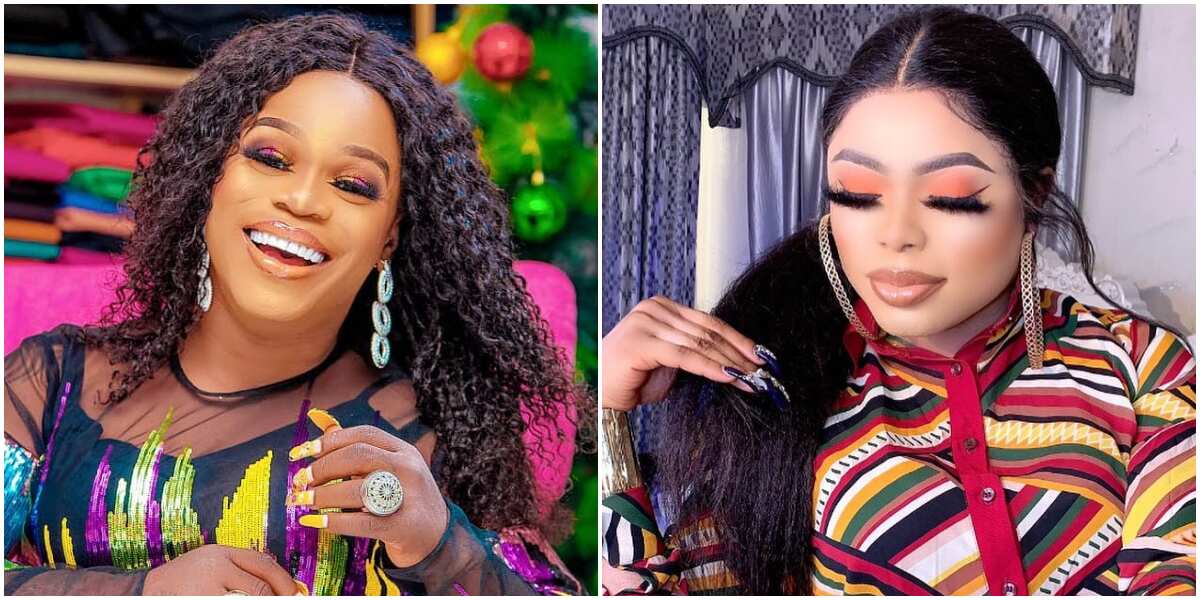 I'm your mother: Crossdresser Michelle Page challenges Bobrisky to no makeup contest