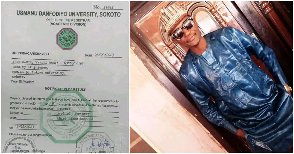 University result of Nigerian man who spent 14 years for 4 years course emerges online, stuns many people