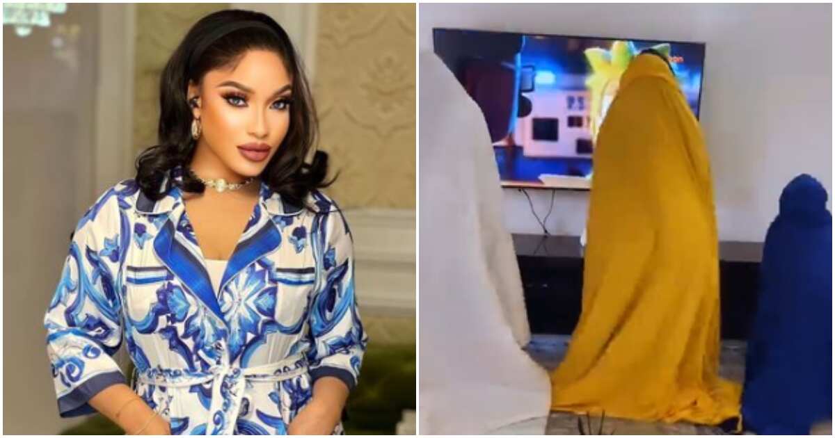 See video of Tonto Dikeh and anonymous person that got Nigerians guessing