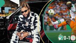 AFCON 2023: KCee wins N11.7m after Nigeria beat Ivory Coast, Teni celebrates with him