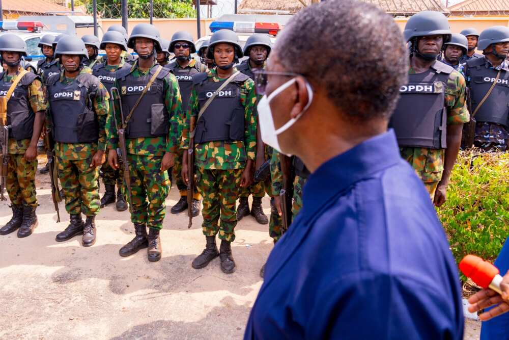 Gov Okowa inaugurates Operation Delta Hawk in Delta state, calls for support