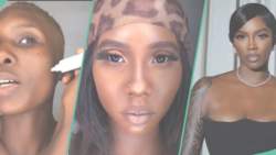 "Nice attempt": Makeup artist transforms herself to look like Tiwa Savage, shows creativity