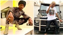 Once a bus conductor and bike rider - Sensational singer Small Doctor says as he flaunts G-Wagon (photo)