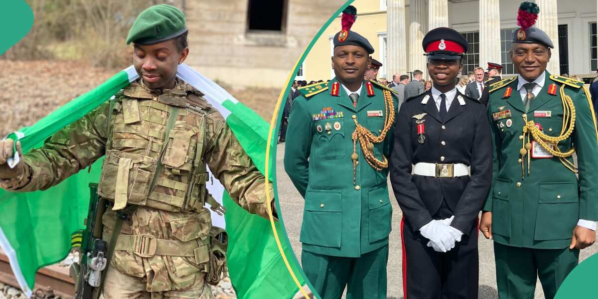Details emerge as 24-year-old becomes first Nigerian female cadet to graduate from prestigious military school in UK
