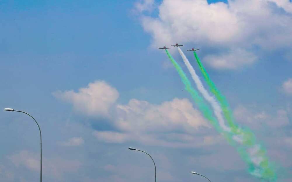 56th anniversary: Nigerian Air Force holds fly-past in Abuja 56th anniversary: Nigerian Air Force holds fly-past in Abuja
