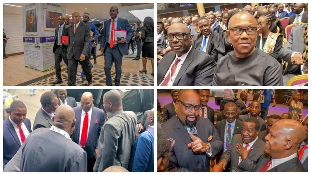 Peter Obi, NBA 2022 Conference, Atiku Abubakar, Bola Tinubu, Kashim Shettima Peter Obi, NBA 2022 Conference, Atiku Abubakar, Bola Tinubu, Kashim Shettima