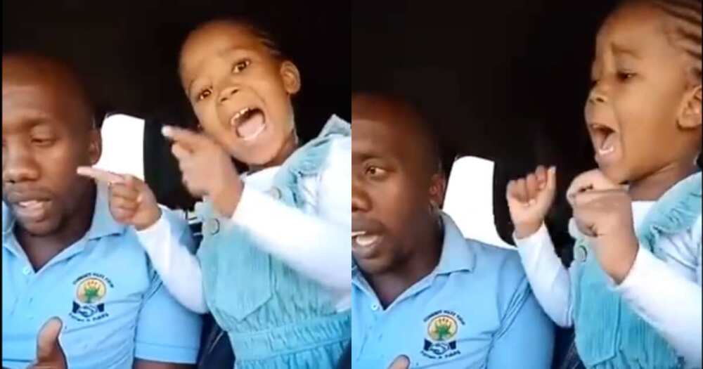 Little Girl Breaks the Internet with Melodious Voice as She Sings Popular Gospel Song with Dad, Many Hail Her