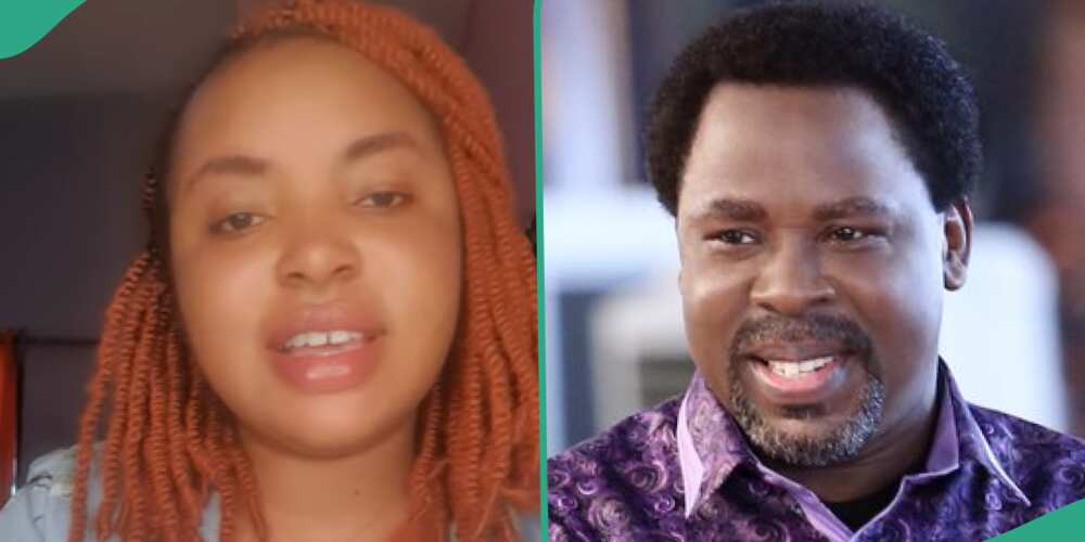 Lady shares her experience at TB Joshua's church.