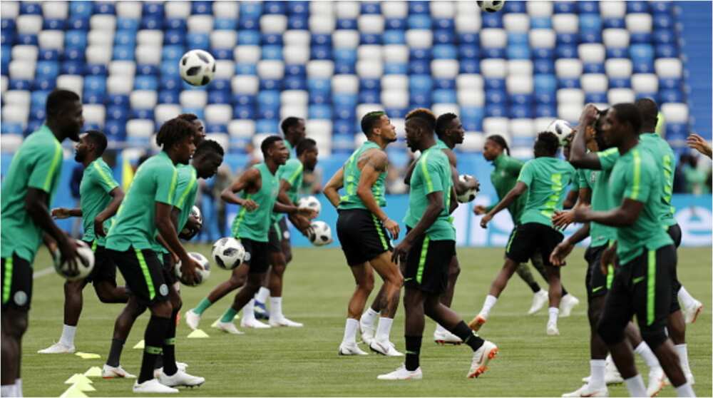 Philip Shaibu: Edo deputy governor joins Super Eagles training ahead Sierra Leone showdown