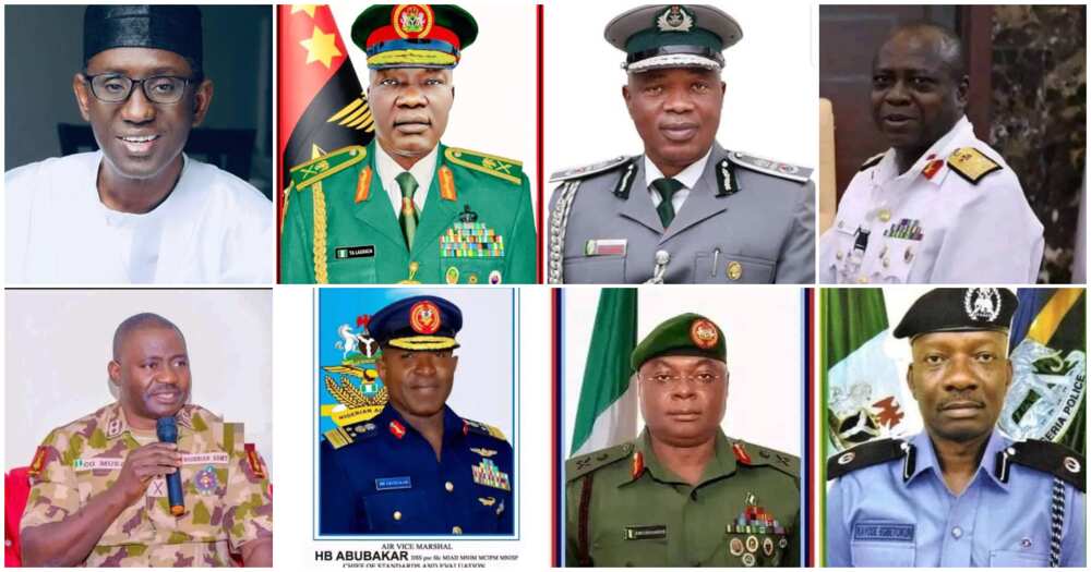 new service chiefs/new service chiefs Nigeria/tinubu/tinubu news/latest about bola tinubu