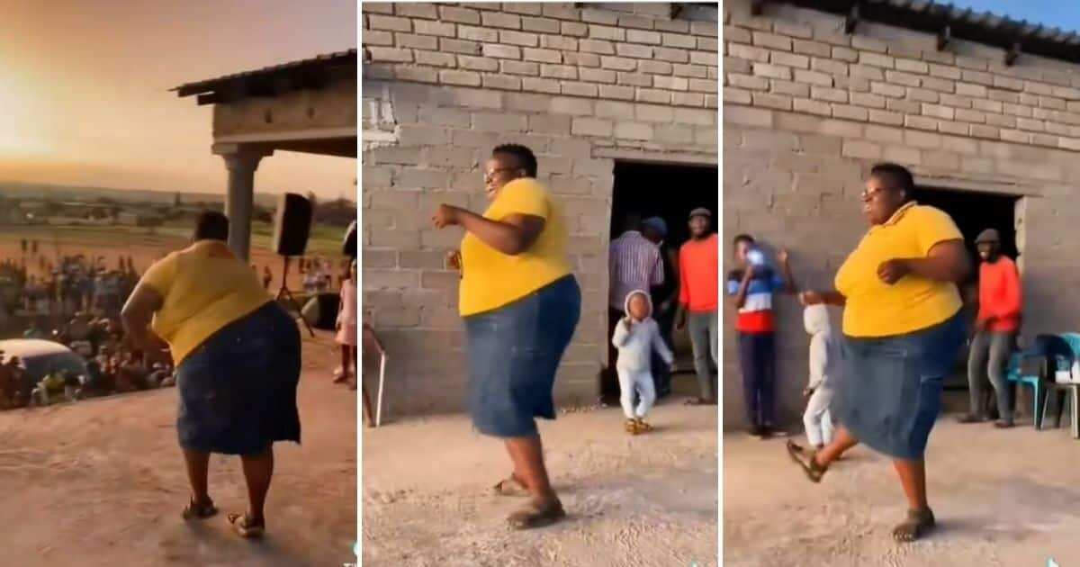 Plus size woman shows off dance moves, rolls her waist to wow crowd in viral video