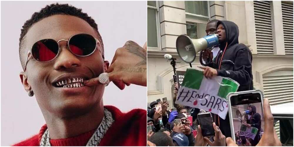 “We won! Nigerian youths, don’t let anyone tell you, you don’t have a voice” – Wizkid speaks after SARS was dissolved (Video)