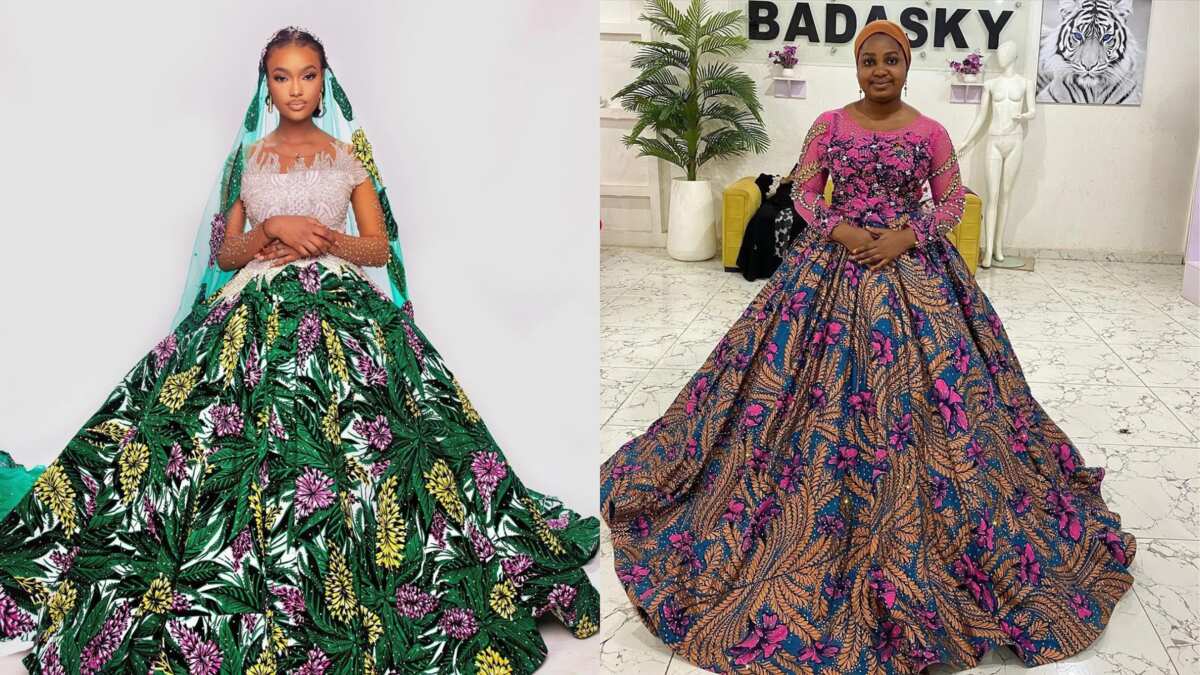 Ankara long gown styles to channel your Rich Aunty vibes - AlimoshoToday.com
