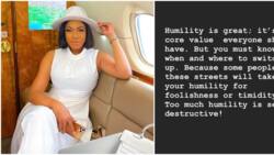Actress Chika Ike advises against too much humility, says it can be self destructive