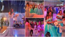 “Get married”: Bride shares flowers in bouquet to all single bridesmaids in video, refuses to throw it