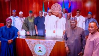 Naira Scarcity: Buhari Breaks Silence, Makes 1 Demand From Nigerians As He Meets APC Governors