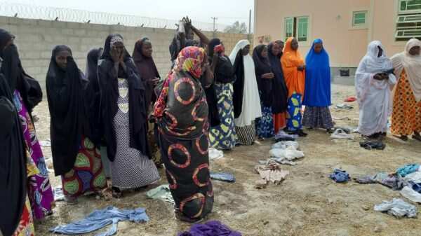 Matan Borno sunyi zanga-zanga a soka yaransu da soji suka kama