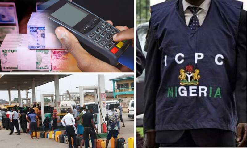 Naira Scarcity: ICPC Arrests Filling Station Accountant Conniving with PoS Operator, Discover N1Million Cash