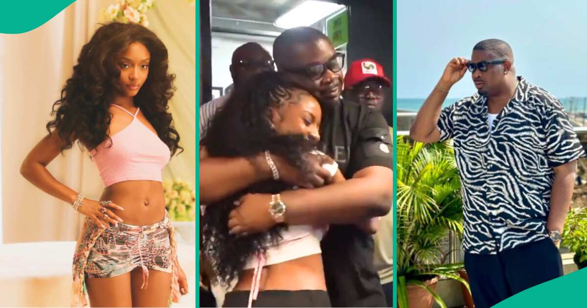 You won't believe how Ayra Starr jumped on Don Jazzy after he surprised her on birthday (video)