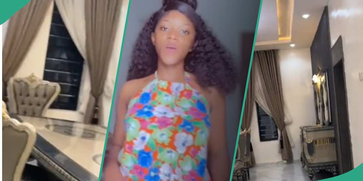 OMG! Watch sweet video of lady who showed the interior of her new house