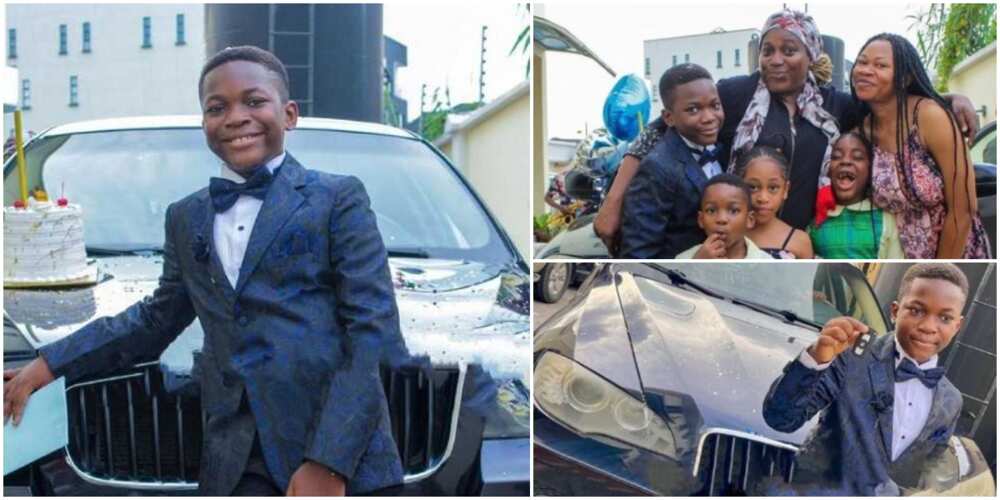 Massive reactions as boy gets new car as gift to mark his birthday