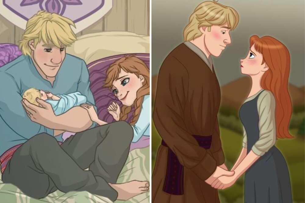 Disney cartoon couples