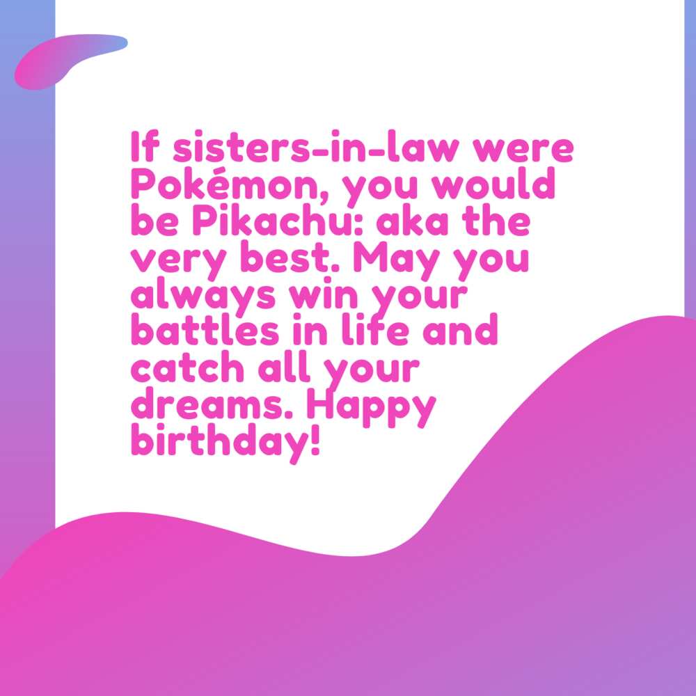 sister in law birthday wishes messages