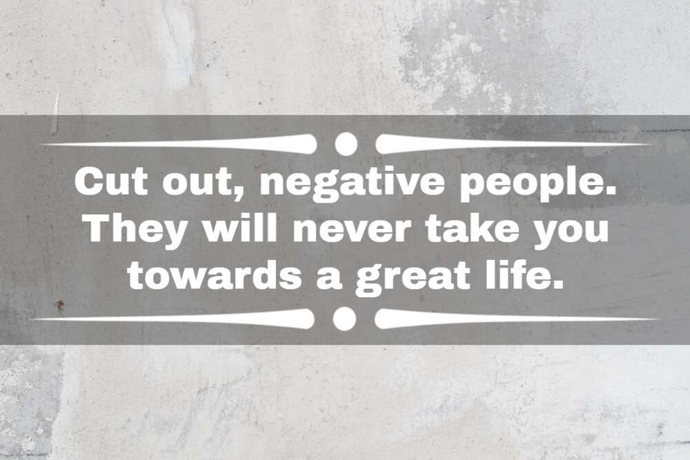 Avoid negative people quotes