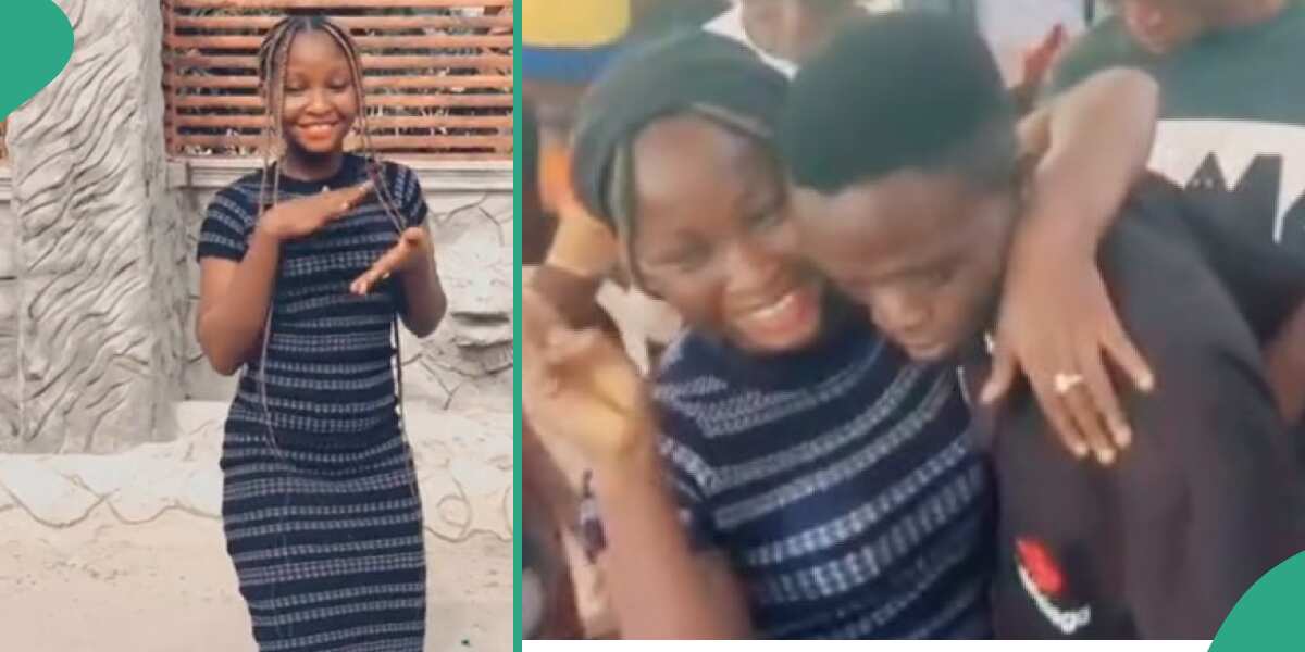 Watch the moment a Nigerian man surprised his girlfriend with a ring in church, video causes stir