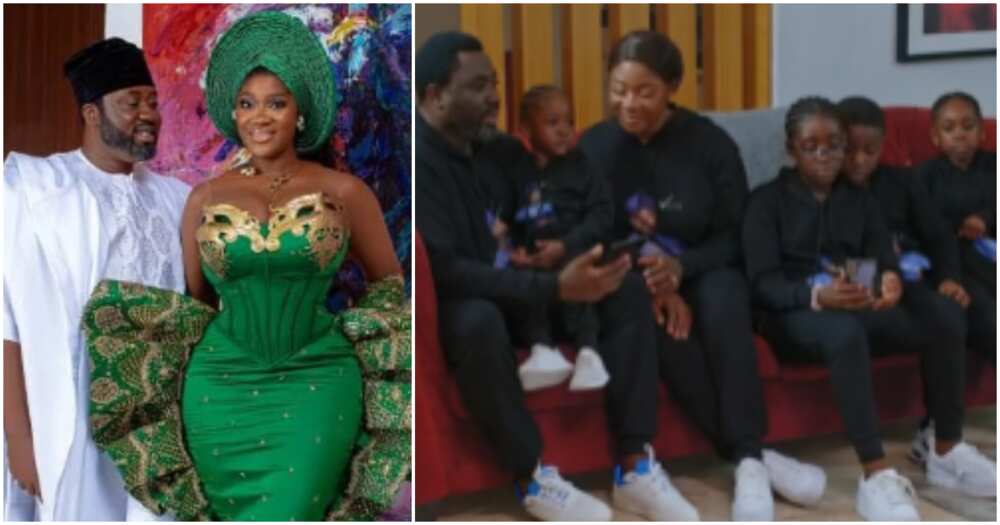 Actress Mercy Johnson and her beautiful family