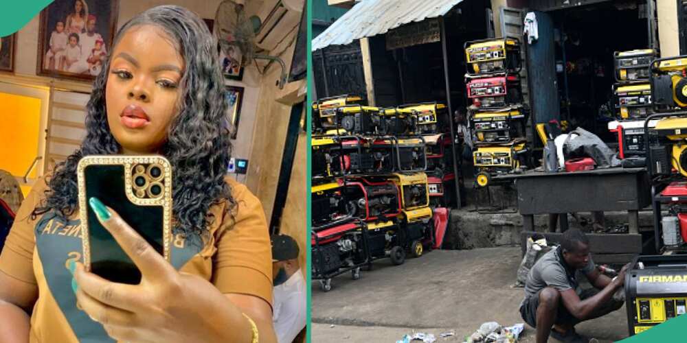 Lady rejoices after seeing price of generator she bought at N350k 2 months ago
