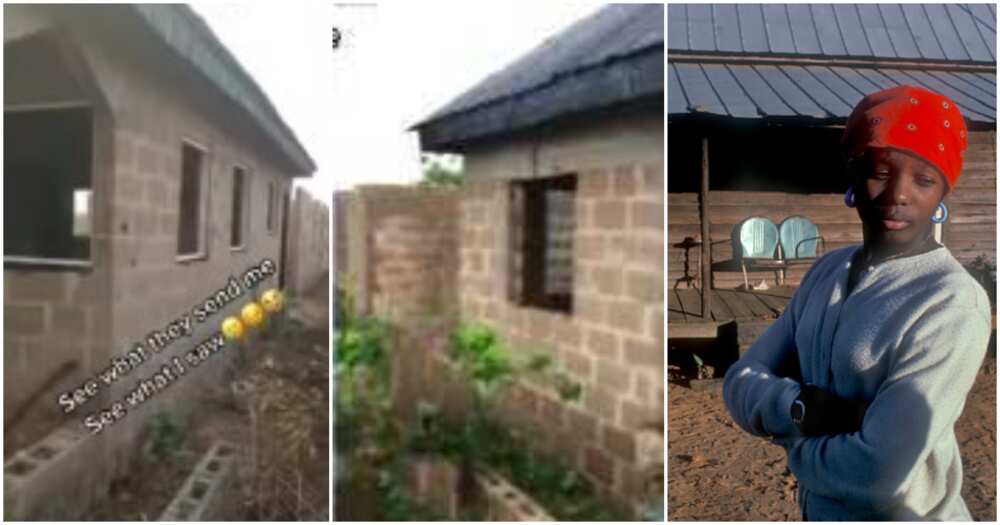 Reactions as lady cries out after returning from abroad to find out that the house she has been been sending money for is trash Reactions as lady cries out after returning from abroad to find out that the house she has been been sending money for is trash