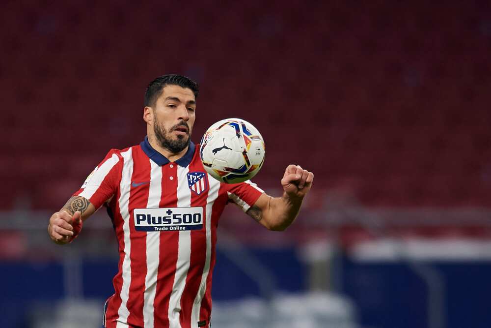 Atletico Madrid striker Luis Suarez