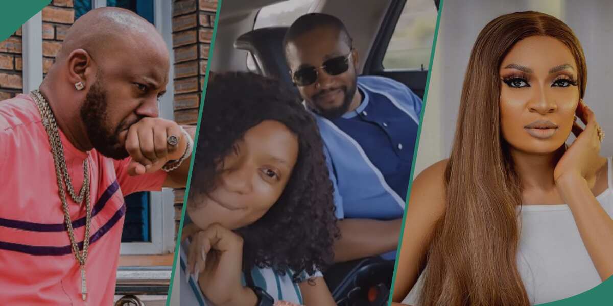 Watch sweet video as May Edochie gushes over male friend's cute appearance