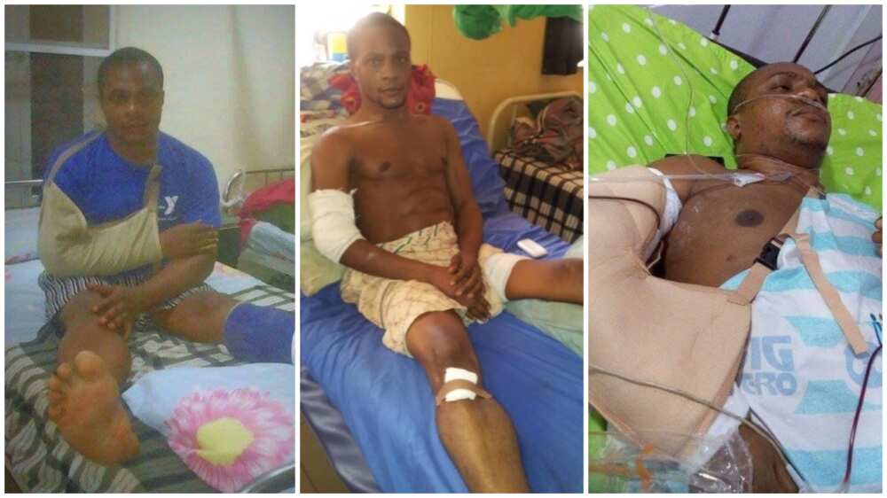 Wounded soldier accuses Nigerian Army of neglect, begs for help as he is too young to die (photos)