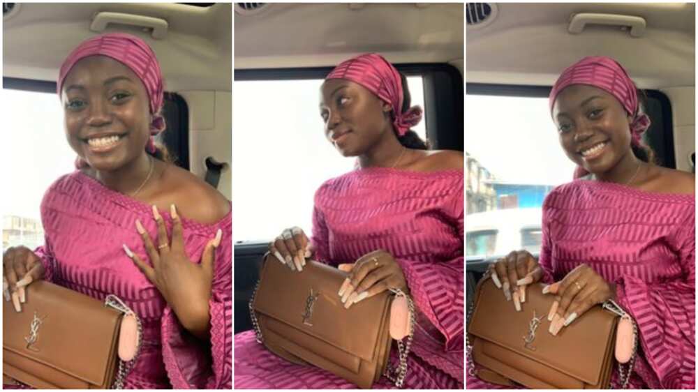 Nigerian lady steals show as she dresses in traditional attire, many react
