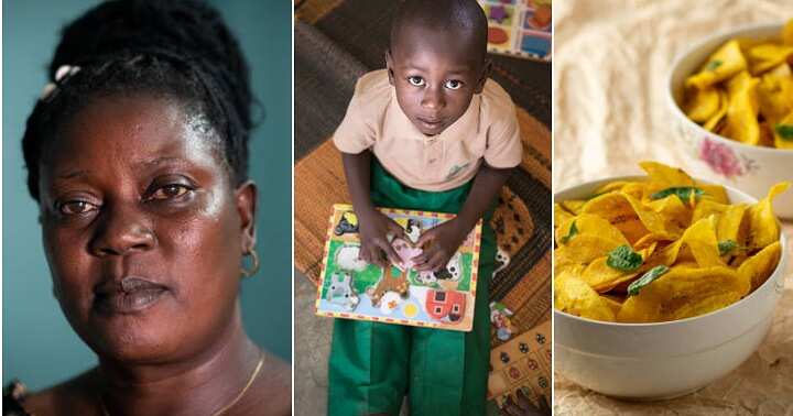 Mum calls out teachers eating son's food, Unripe plantain